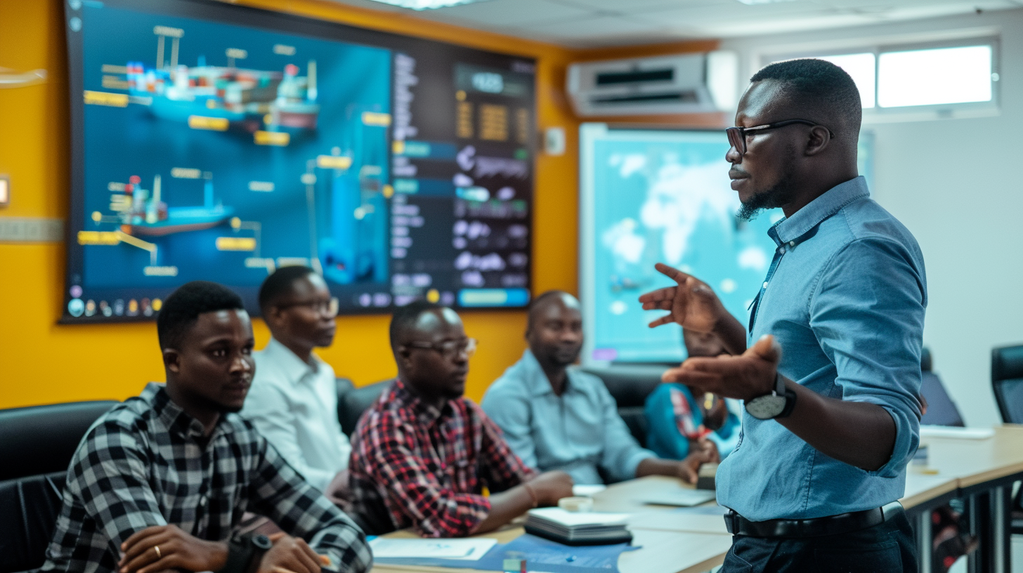 Port & Logistics Training Academy - modern training room